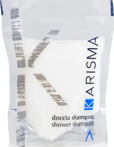 Shampoo doccia bustina stand-up 20ml hotel e b&b linea Karisma (50 pezzi)