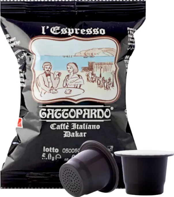 Toda Caffè Gattopardo Miscela Dakar Capsule Compatibili Nespresso 100