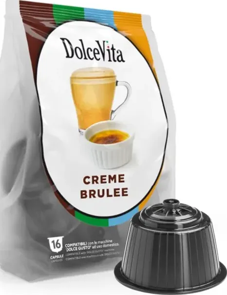 Creme Brule Compatibili Nescafè Dolce Gusto Capsule Dolce Vita