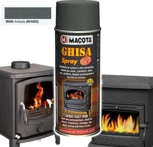 macota vernice bomboletta spray ghisa resistente al calore e corrosione 600° 400ml di netcoatings.shop