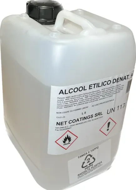 Alcool etilico bianco incolore denaturato 94° lt 5