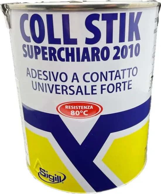 Coll stik superchiaro 2010 adesivo a contatto forte universale 80° 750ml