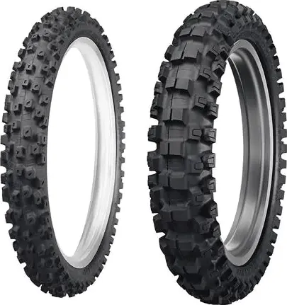 Gomme moto dunlop 110/90 -19 62m geomax mx53 estivo