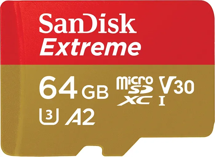 SANDISK EXTREME 64 GB MICROSDXC UHS-I SDSQXA2-064G-GN6AA