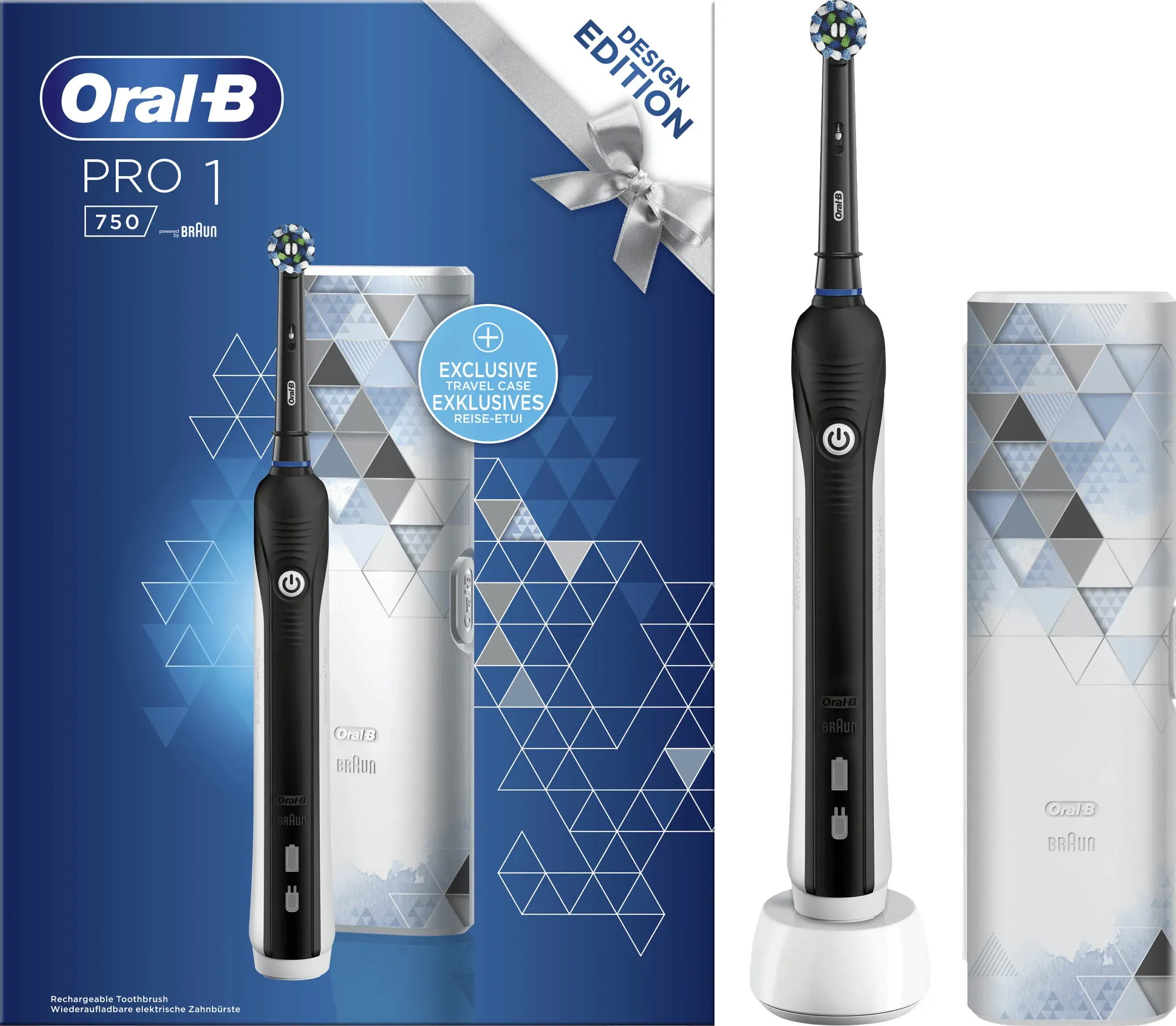 Oral-b Pro1 750 Electric Toothbrush Black