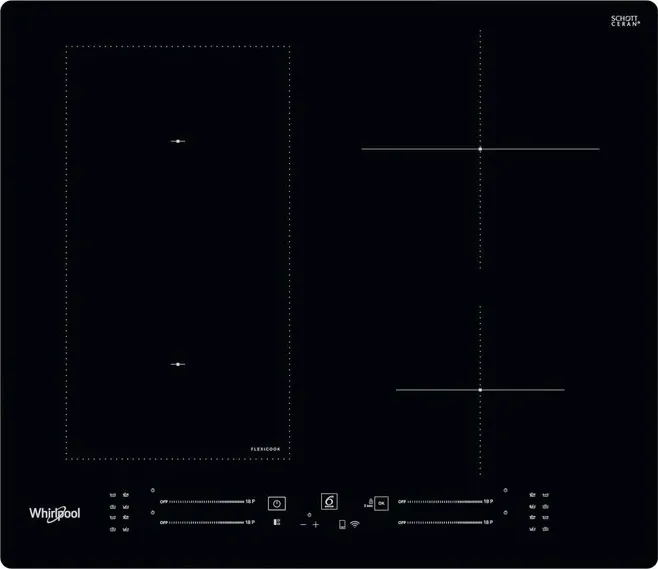 Whirlpool, Piano Cottura a Induzione 4 Zone Wi-Fi