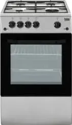 Beko CSG42011FS Cucina con piano cottura, Gas, 4 fuochi