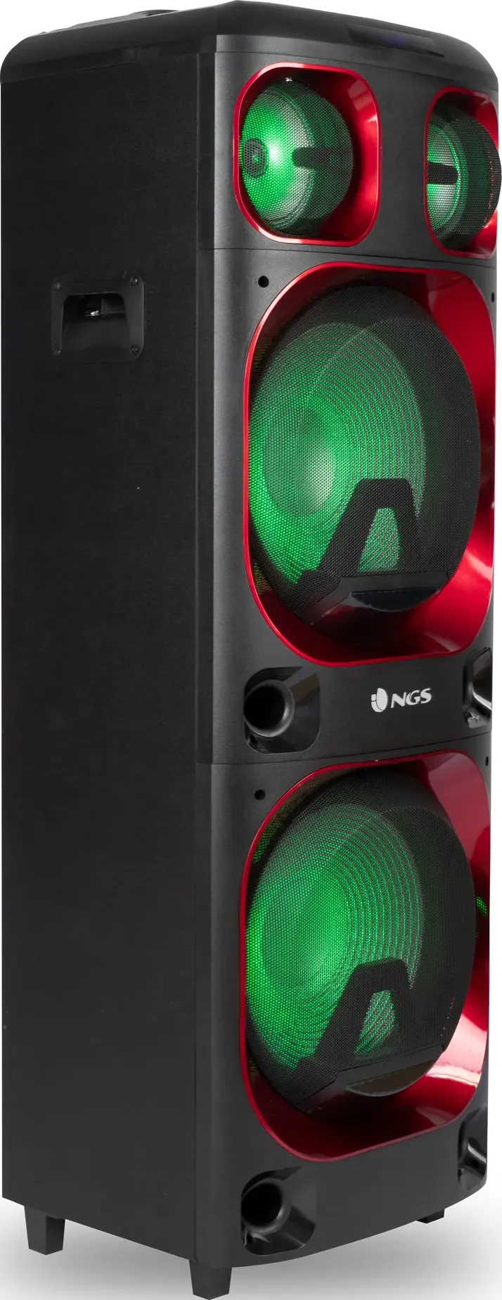 NGS PREMIUM SPEAKER WILD SKA 3 DJ SPEAKER 1200W DOUBLE SUBWOOFER 15&quot; COMPATIBLE WITH B TECHNOLO