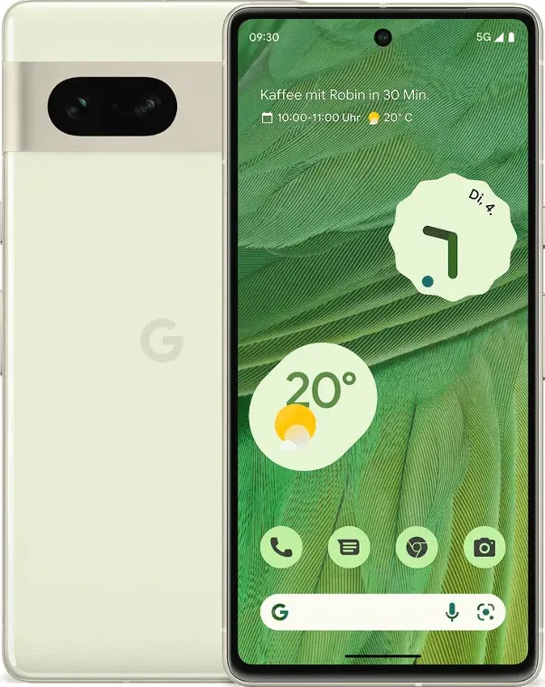 Google Pixel 7 5G Dual Sim 8GB RAM 128GB Lemongrass