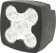 Mitepek - fanale led quadrato supplementare ausiliario 50w dc 9v-60v faro da lavoro di profondita per jeep camion barca super potente