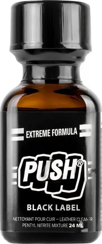 NEW POPPER PUSH BLACK LABEL - Nitrito di isopentile 24ml