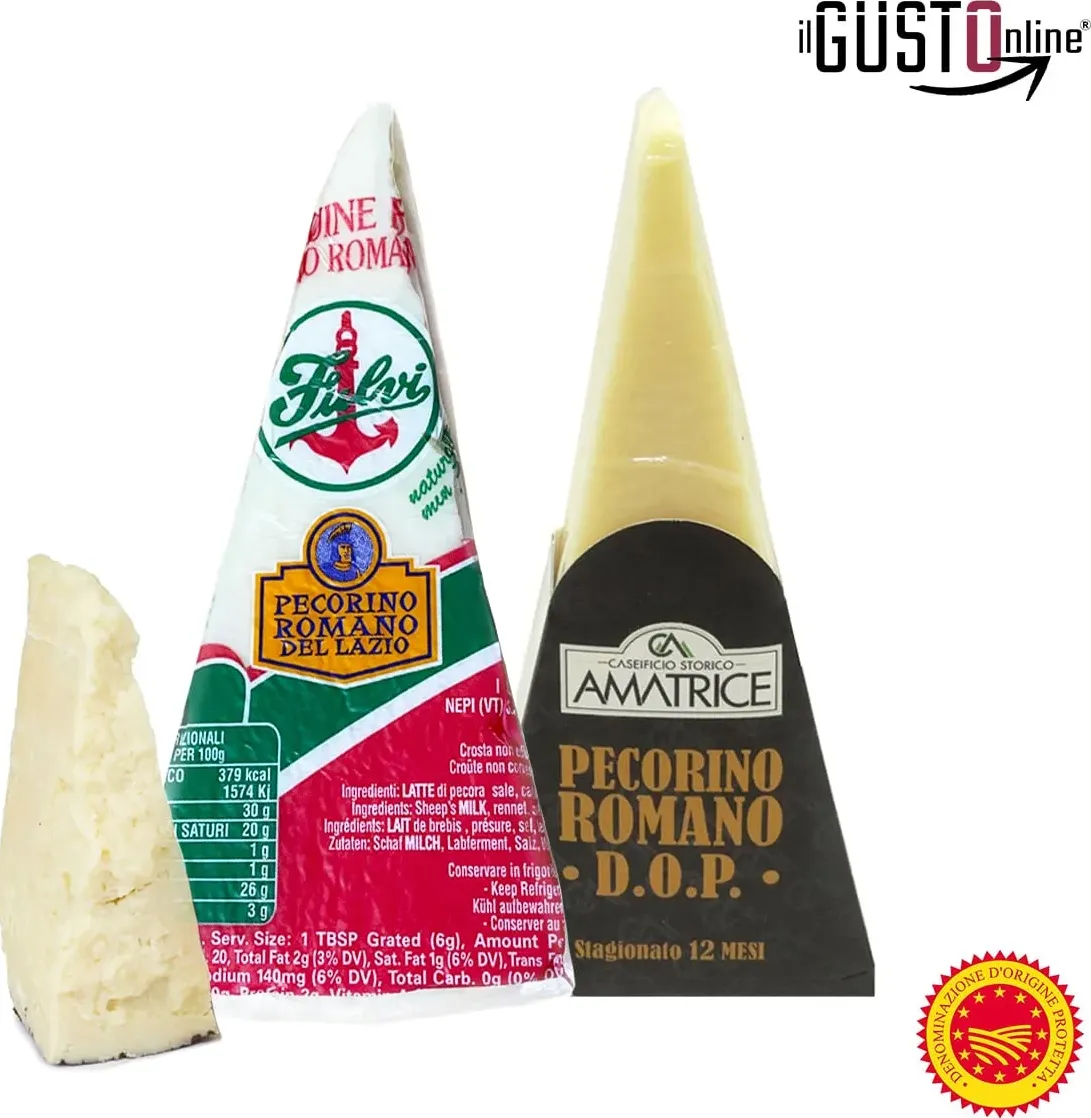 Mix pecorino romano dop - romano e amatriciano