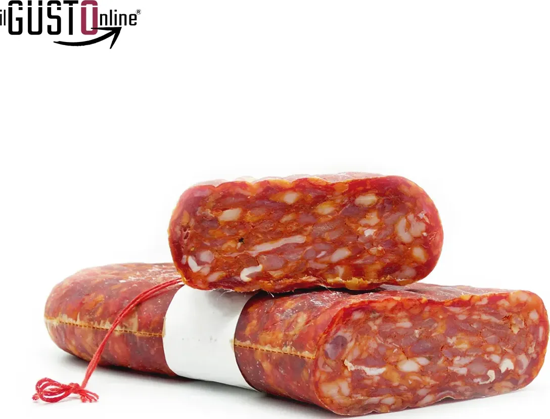 Salame spianata romana piccante - salume tipico romano