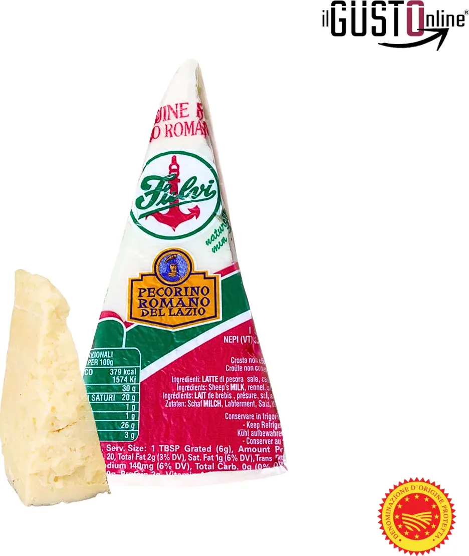 Pecorino romano dop del lazio - stagionato 12 mesi