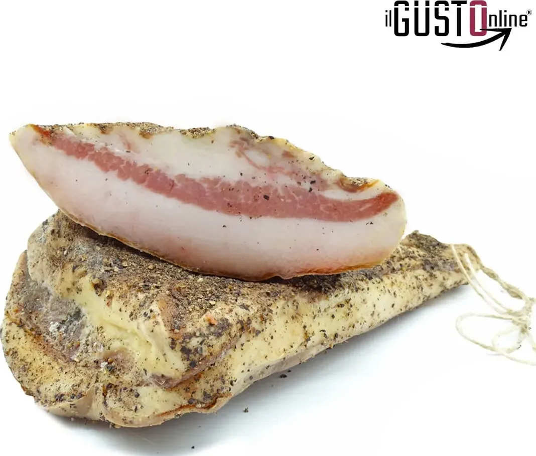 guanciale romano al pepe di ilgustonline.com