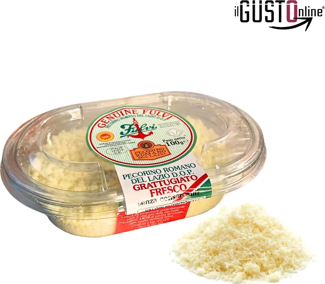 Pecorino romano dop grattugiato fresco