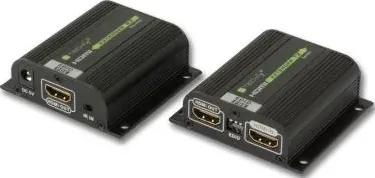 Amplificatore extender hdmi full hd 3d poe su cavo cat.6/6a/7 40m con edid ed ir