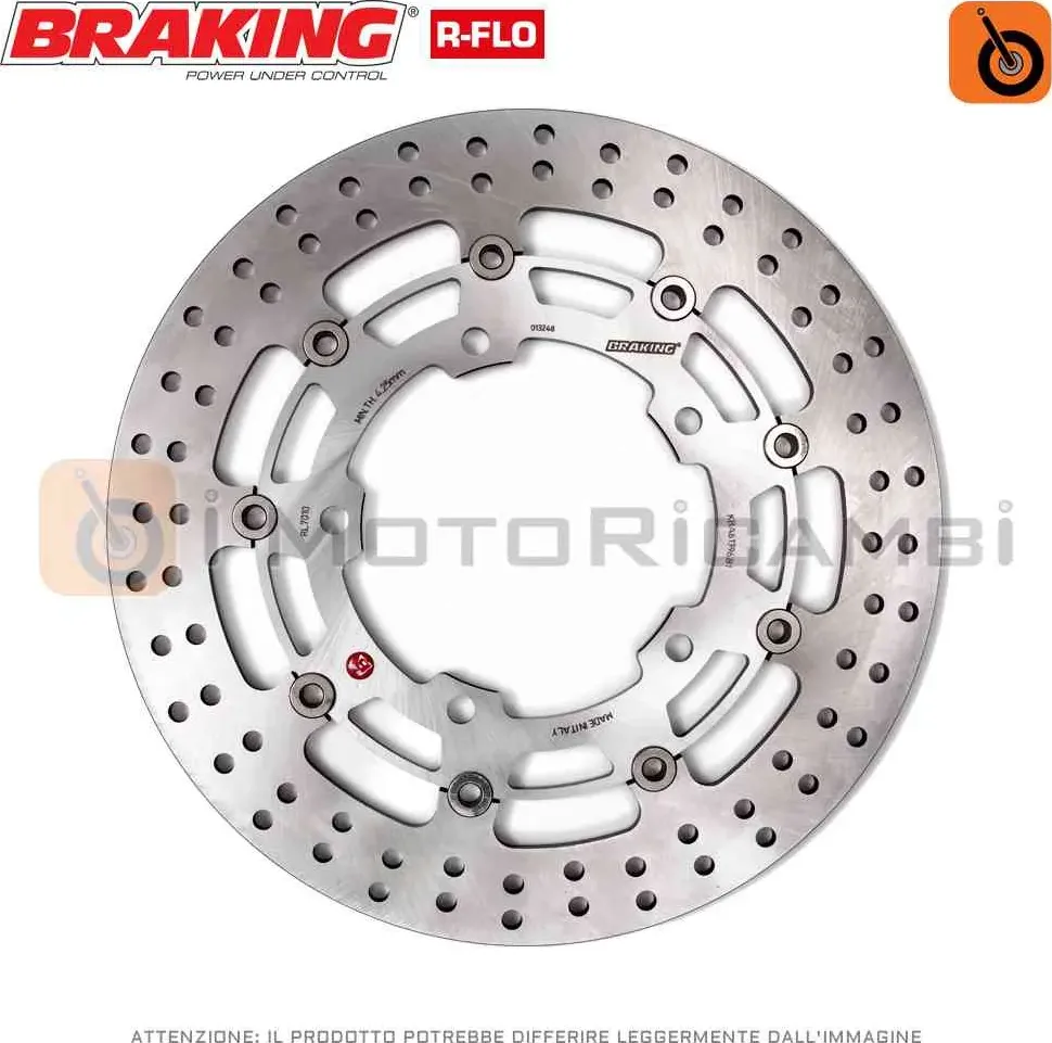 Disco freno anteriore flottante braking r-flo rl7010