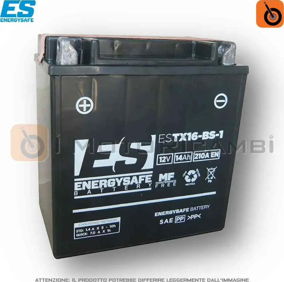 Batteria energysafe estx16-bs-1 12v/14ah