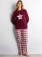 "Pigiama lungo - Paige / BORDEAUX / XS"