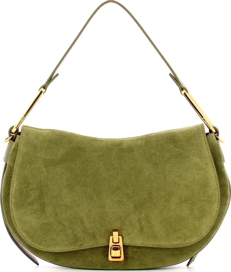 Coccinelle Coccinellemagie Suede Bim Handbag Suede Leath G35 Verde