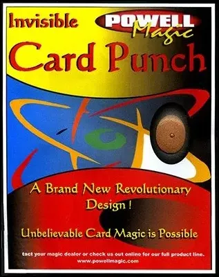 Invisible card punch by dave powell - trick