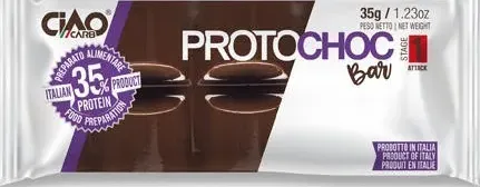 CIAO Carb - PROTOCHOC - tavoletta di cioccolato - singola 35 gr