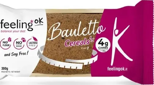 Feeling OK Start Pan BAULETTO Cereals 300g Low Carb di zonawellness.it