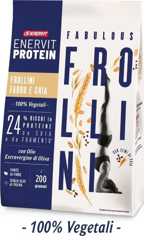 Enervit Protein FROLLINO Farro e Chia Sacchetto 200g di zonawellness.it