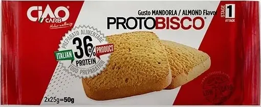 Ciao Carb Stage 1 PROTOBISCO HP 50g Biscotti Mandorla