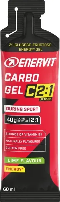 Enervit CARBO GEL C2:1 PRO 60 ml Lime di zonawellness.it