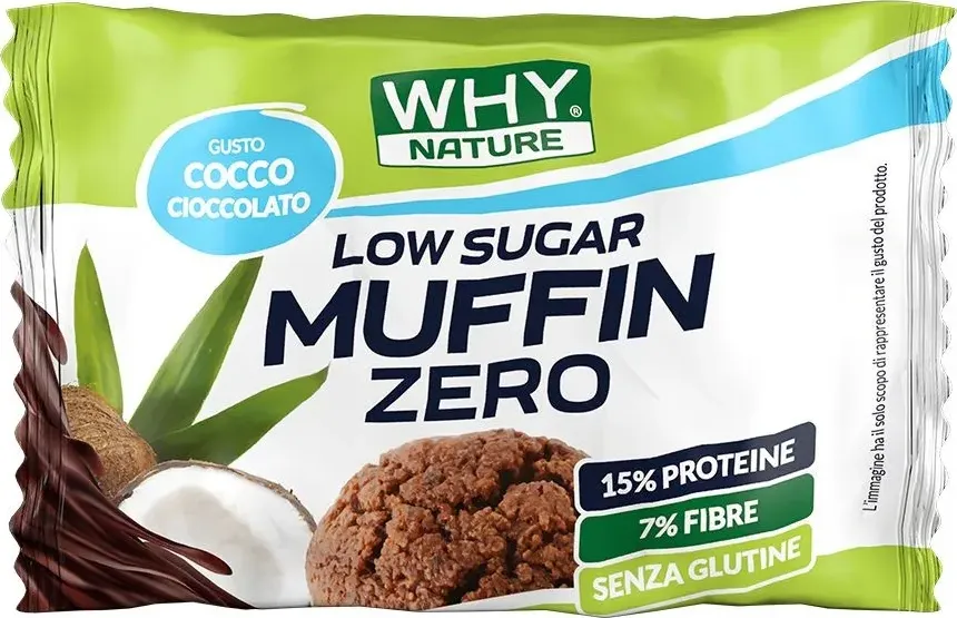 Why Nature MUFFIN ZERO 27g Cocco Cioccolato di zonawellness.it