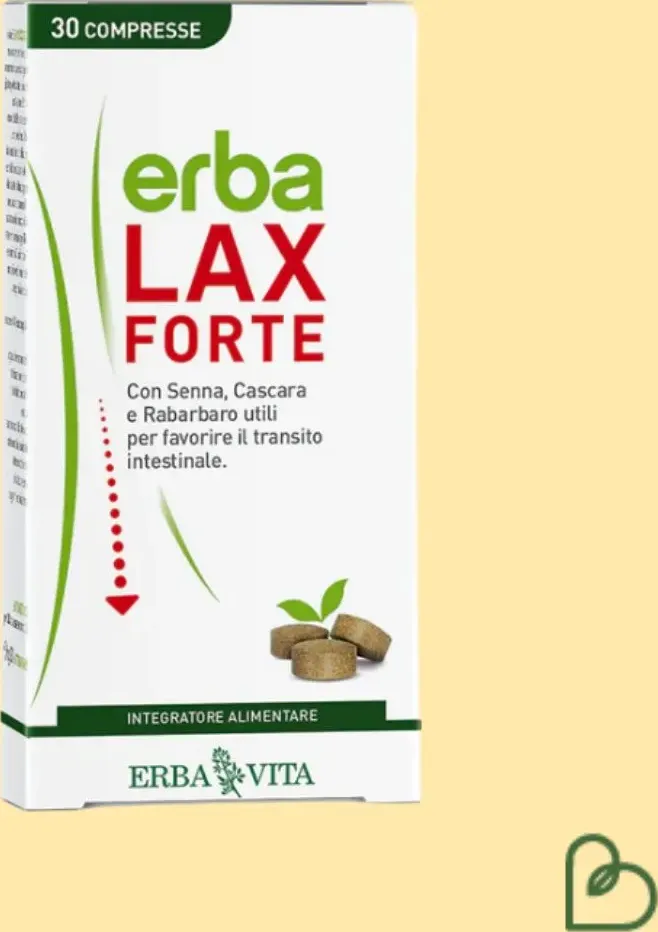 Lassativo erbalax forte compresse - erboristeria binasco