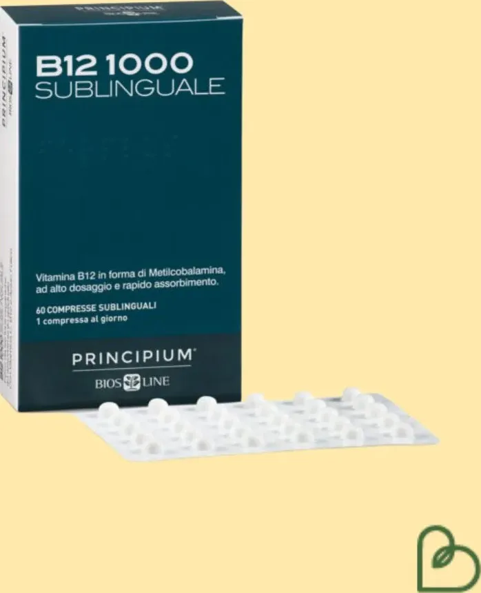 Principium b12 1000 mcg 60 compresse sublinguale - erboristeria binasco