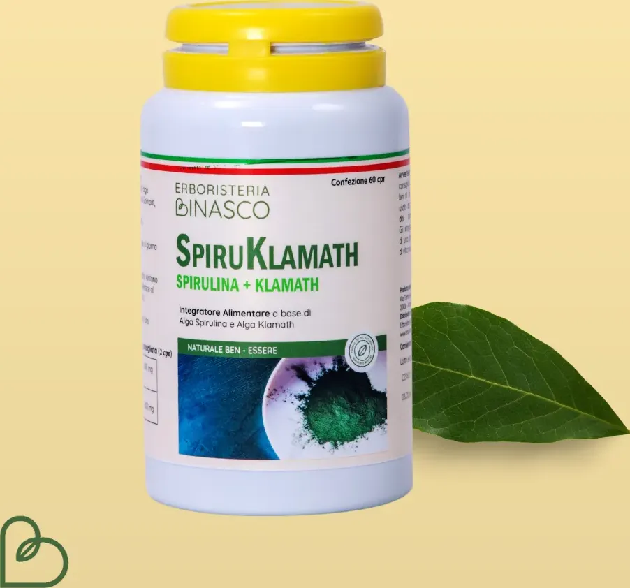 Spiruklamath: alga spirulina + alga klamath