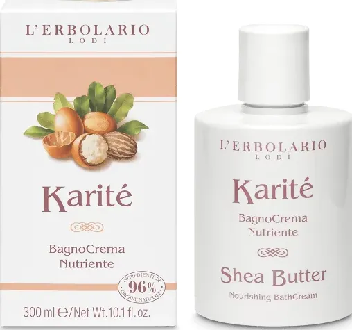 Karitè bagno crema nutriente 300 ml - erboristeria binasco