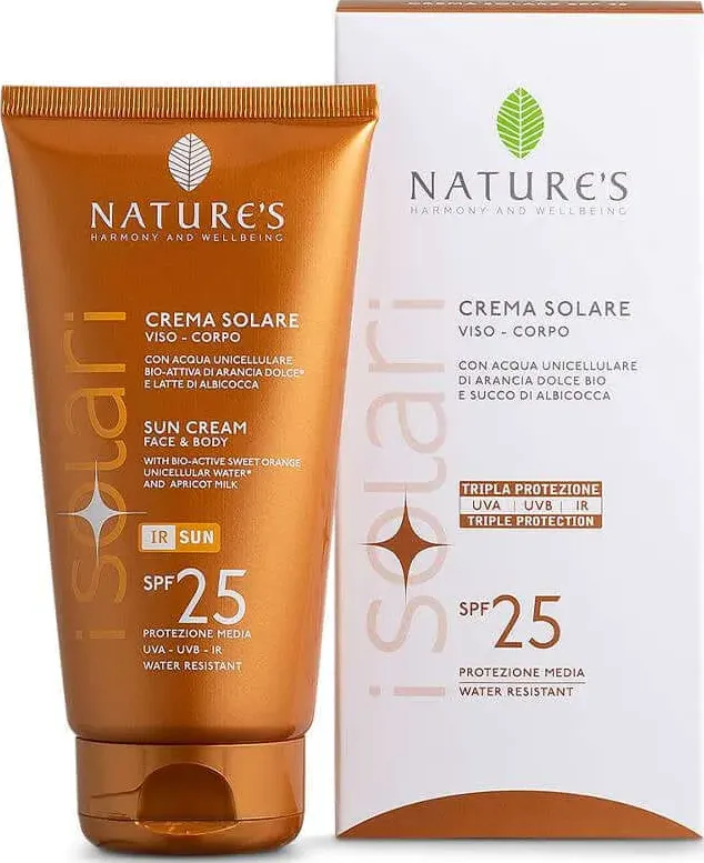 Crema solare viso corpo spf 25- 150 ml - erboristeria binasco