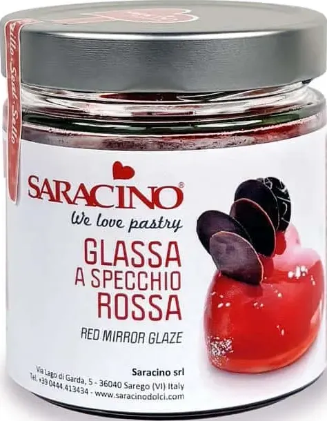 Glassa rossa da 350 gr