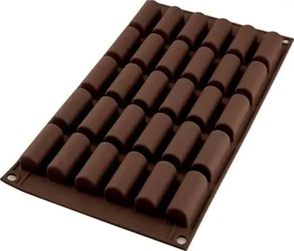 Stampo in silicone mini bûche cioccolatini sf129 silikomart