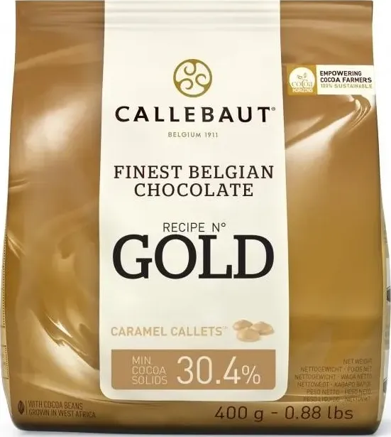 Callebaut cioccolato gold in dischetti