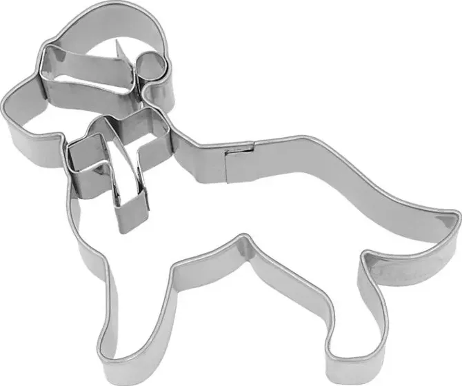 stampino biscotti retriever di natale inox di foralco.it