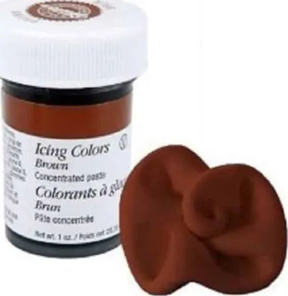 Colorante in gel wilton marrone - 28 gr
