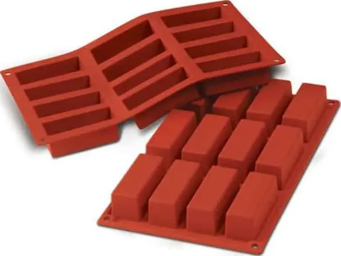 Stampo in silicone rettangoli cakes silikomart sf026