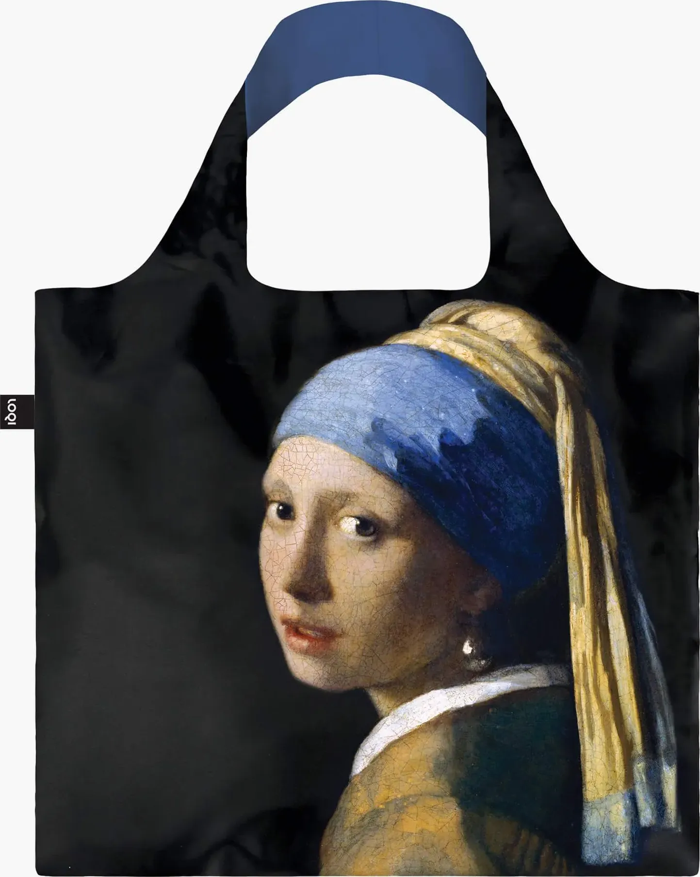 Borsa spesa eco girl whit pearl earring