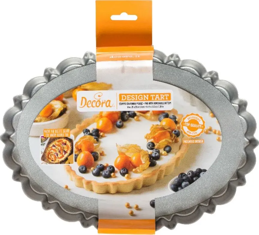 Stampo design tart crostata ovale