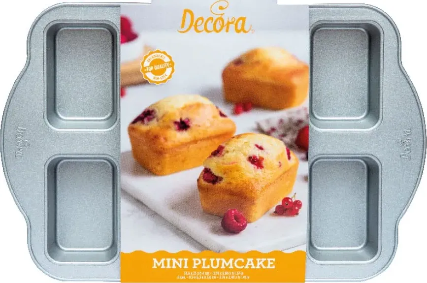 Stampo antiaderente mini plumcake decora