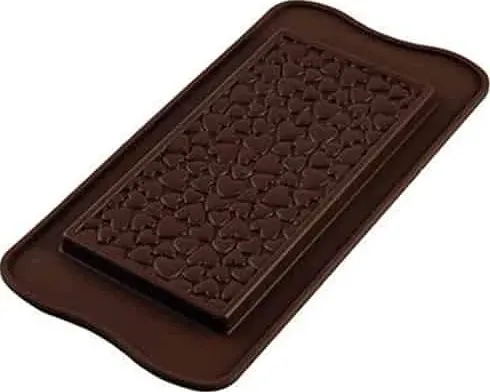 Stampo in silicone love choco bar scg38 silikomart