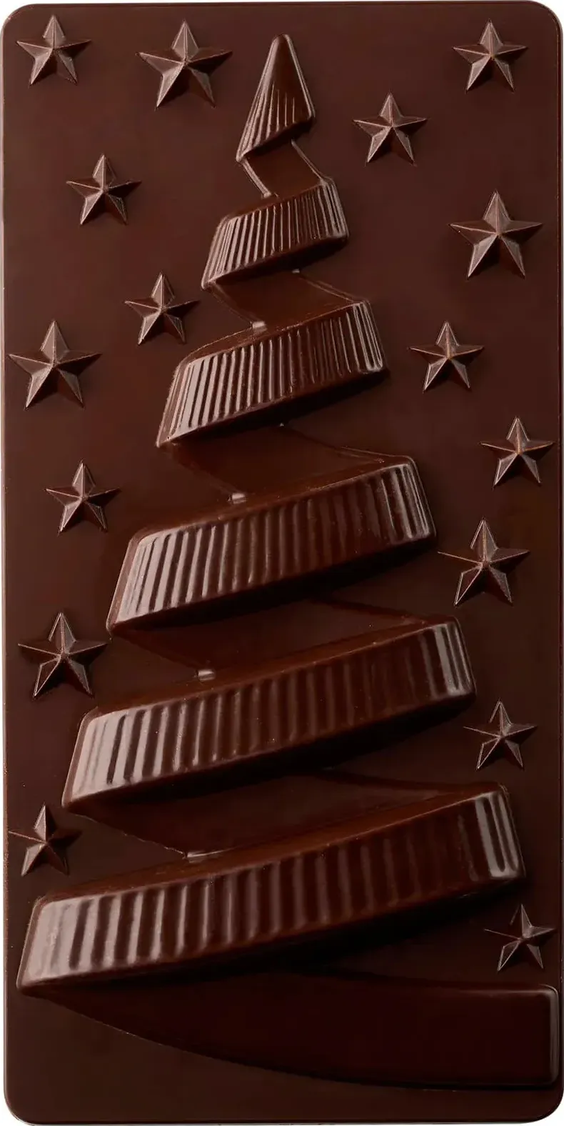 Stampo per tavoletta di cioccolato albero di natale 100 gr