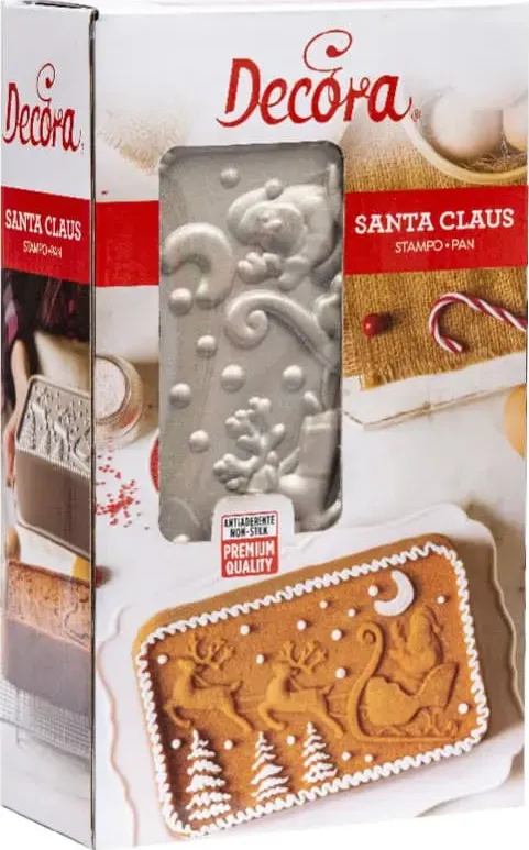 Stampo plumcake santa claus decora