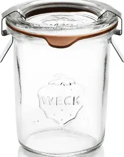 Vaso weck® droit 160 ml con coperchio